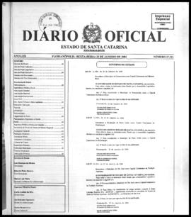 Diário Oficial do Estado de Santa Catarina. Ano 70. N° 17321 de 23/01/2004