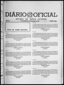 Diário Oficial do Estado de Santa Catarina. Ano 42. N° 10858 de 11/11/1977