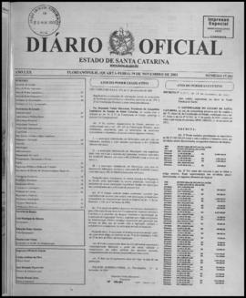 Diário Oficial do Estado de Santa Catarina. Ano 70. N° 17282 de 19/11/2003