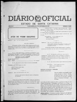 Diário Oficial do Estado de Santa Catarina. Ano 42. N° 10849 de 27/10/1977