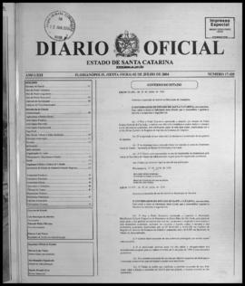 Diário Oficial do Estado de Santa Catarina. Ano 71. N° 17428 de 02/07/2004