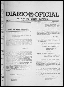 Diário Oficial do Estado de Santa Catarina. Ano 42. N° 10857 de 10/11/1977