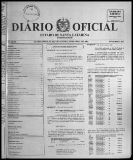 Diário Oficial do Estado de Santa Catarina. Ano 71. N° 17383 de 28/04/2004