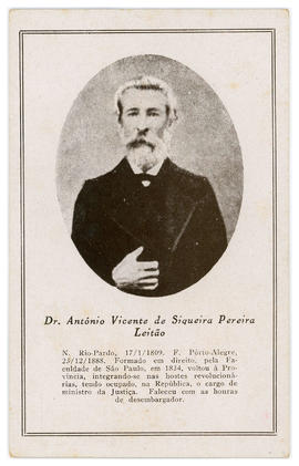 Antônio Vicente de Siqueira Pereira Leitão (1809-1888)