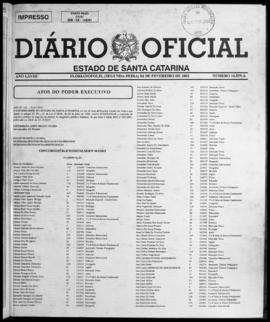 Diário Oficial do Estado de Santa Catarina. Ano 68. N° 16839A de 04/02/2002