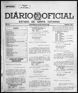 Diário Oficial do Estado de Santa Catarina. Ano 57. N° 14493 de 29/07/1992