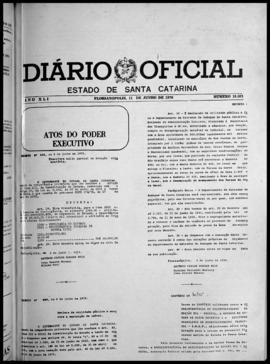 Diário Oficial do Estado de Santa Catarina. Ano 41. N° 10503 de 11/06/1976