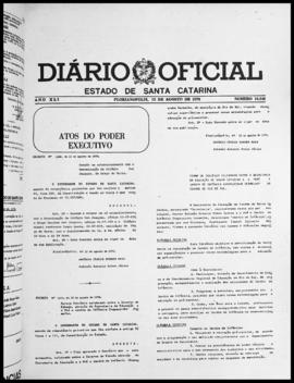 Diário Oficial do Estado de Santa Catarina. Ano 41. N° 10546 de 12/08/1976