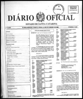 Diário Oficial do Estado de Santa Catarina. Ano 71. N° 17827 de 16/02/2006