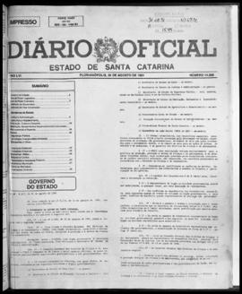 Diário Oficial do Estado de Santa Catarina. Ano 56. N° 14268 de 30/08/1991