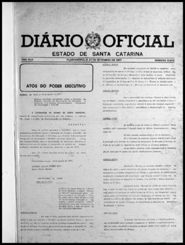 Diário Oficial do Estado de Santa Catarina. Ano 42. N° 10810 de 01/09/1977
