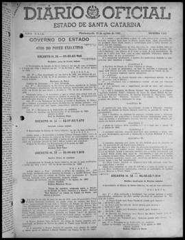 Diário Oficial do Estado de Santa Catarina. Ano 29. N° 7115 de 22/08/1962
