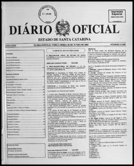 Diário Oficial do Estado de Santa Catarina. Ano 72. N° 17898 de 06/06/2006