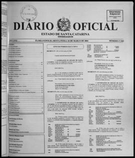 Diário Oficial do Estado de Santa Catarina. Ano 71. N° 17363 de 26/03/2004
