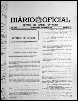 Diário Oficial do Estado de Santa Catarina. Ano 41. N° 10517 de 02/07/1976