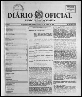 Diário Oficial do Estado de Santa Catarina. Ano 71. N° 17379 de 22/04/2004