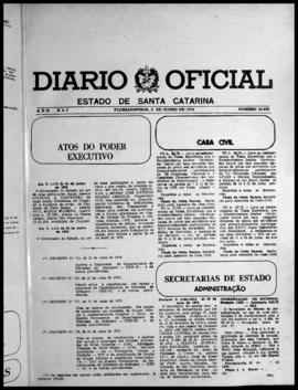 Diário Oficial do Estado de Santa Catarina. Ano 41. N° 10496 de 02/06/1976