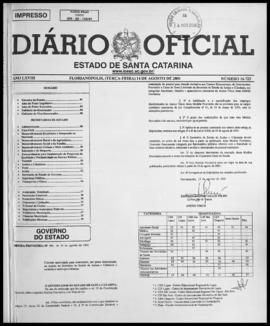 Diário Oficial do Estado de Santa Catarina. Ano 68. N° 16723 de 14/08/2001