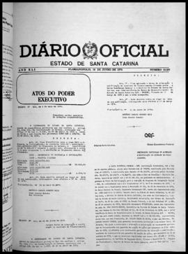 Diário Oficial do Estado de Santa Catarina. Ano 41. N° 10507 de 18/06/1976