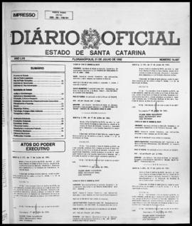 Diário Oficial do Estado de Santa Catarina. Ano 57. N° 14487 de 21/07/1992