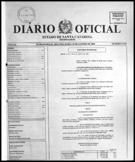 Diário Oficial do Estado de Santa Catarina. Ano 70. N° 17317 de 19/01/2004. Parte 1
