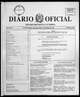 Diário Oficial do Estado de Santa Catarina. Ano 72. N° 17866 de 19/04/2006