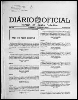 Diário Oficial do Estado de Santa Catarina. Ano 42. N° 10797 de 12/08/1977