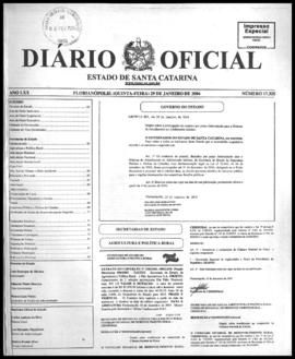 Diário Oficial do Estado de Santa Catarina. Ano 70. N° 17325 de 29/01/2004