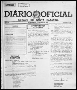 Diário Oficial do Estado de Santa Catarina. Ano 57. N° 14485 de 17/07/1992
