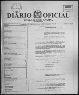 Diário Oficial do Estado de Santa Catarina. Ano 70. N° 17287 de 26/11/2003