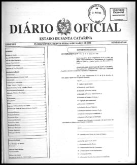 Diário Oficial do Estado de Santa Catarina. Ano 72. N° 17845 de 16/03/2006