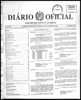 Diário Oficial do Estado de Santa Catarina. Ano 71. N° 17832 de 23/02/2006