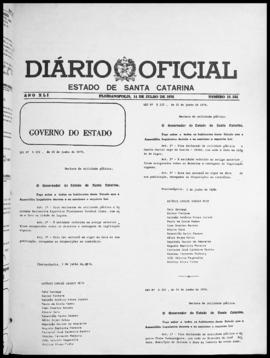 Diário Oficial do Estado de Santa Catarina. Ano 41. N° 10525 de 14/07/1976