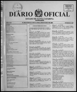Diário Oficial do Estado de Santa Catarina. Ano 71. N° 17349 de 05/03/2004