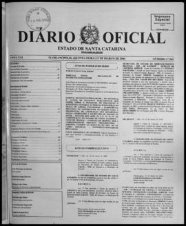 Diário Oficial do Estado de Santa Catarina. Ano 71. N° 17362 de 25/03/2004