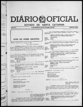 Diário Oficial do Estado de Santa Catarina. Ano 42. N° 10844 de 20/10/1977
