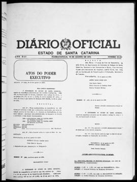 Diário Oficial do Estado de Santa Catarina. Ano 41. N° 10552 de 20/08/1976