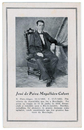 José de Paiva Magalhães Calvet (1808-1853)