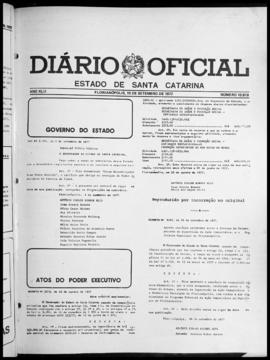 Diário Oficial do Estado de Santa Catarina. Ano 42. N° 10819 de 15/09/1977