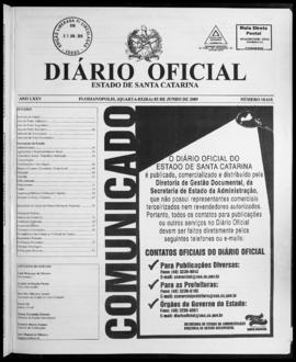 Diário Oficial do Estado de Santa Catarina. Ano 75. N° 18618 de 03/06/2009
