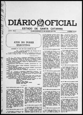 Diário Oficial do Estado de Santa Catarina. Ano 41. N° 10544 de 10/08/1976