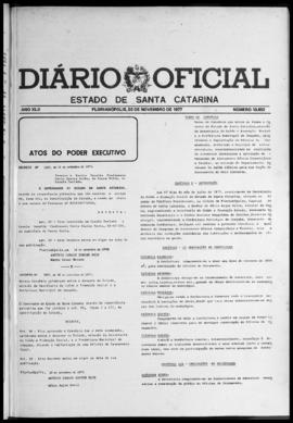 Diário Oficial do Estado de Santa Catarina. Ano 42. N° 10852 de 03/11/1977