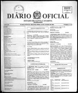 Diário Oficial do Estado de Santa Catarina. Ano 70. N° 17322 de 26/01/2004