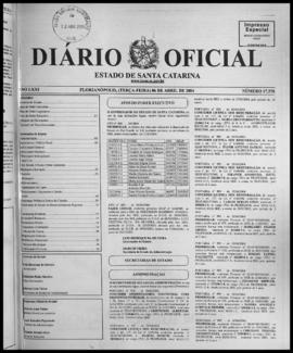 Diário Oficial do Estado de Santa Catarina. Ano 71. N° 17370 de 06/04/2004