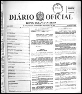 Diário Oficial do Estado de Santa Catarina. Ano 72. N° 17846 de 17/03/2006