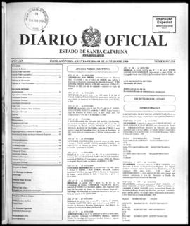 Diário Oficial do Estado de Santa Catarina. Ano 70. N° 17310 de 08/01/2004