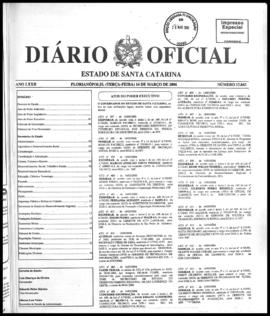 Diário Oficial do Estado de Santa Catarina. Ano 72. N° 17843 de 14/03/2006