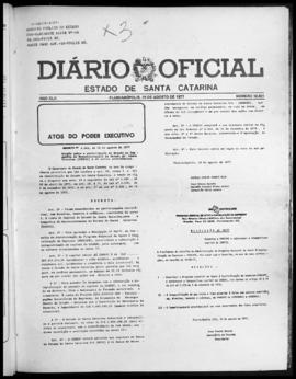 Diário Oficial do Estado de Santa Catarina. Ano 42. N° 10801 de 19/08/1977