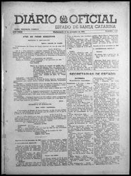 Diário Oficial do Estado de Santa Catarina. Ano 31. N° 7687 de 11/11/1964