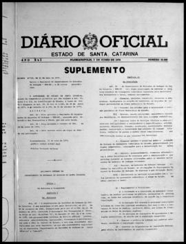 Diário Oficial do Estado de Santa Catarina. Ano 41. N° 10496A de 02/06/1976